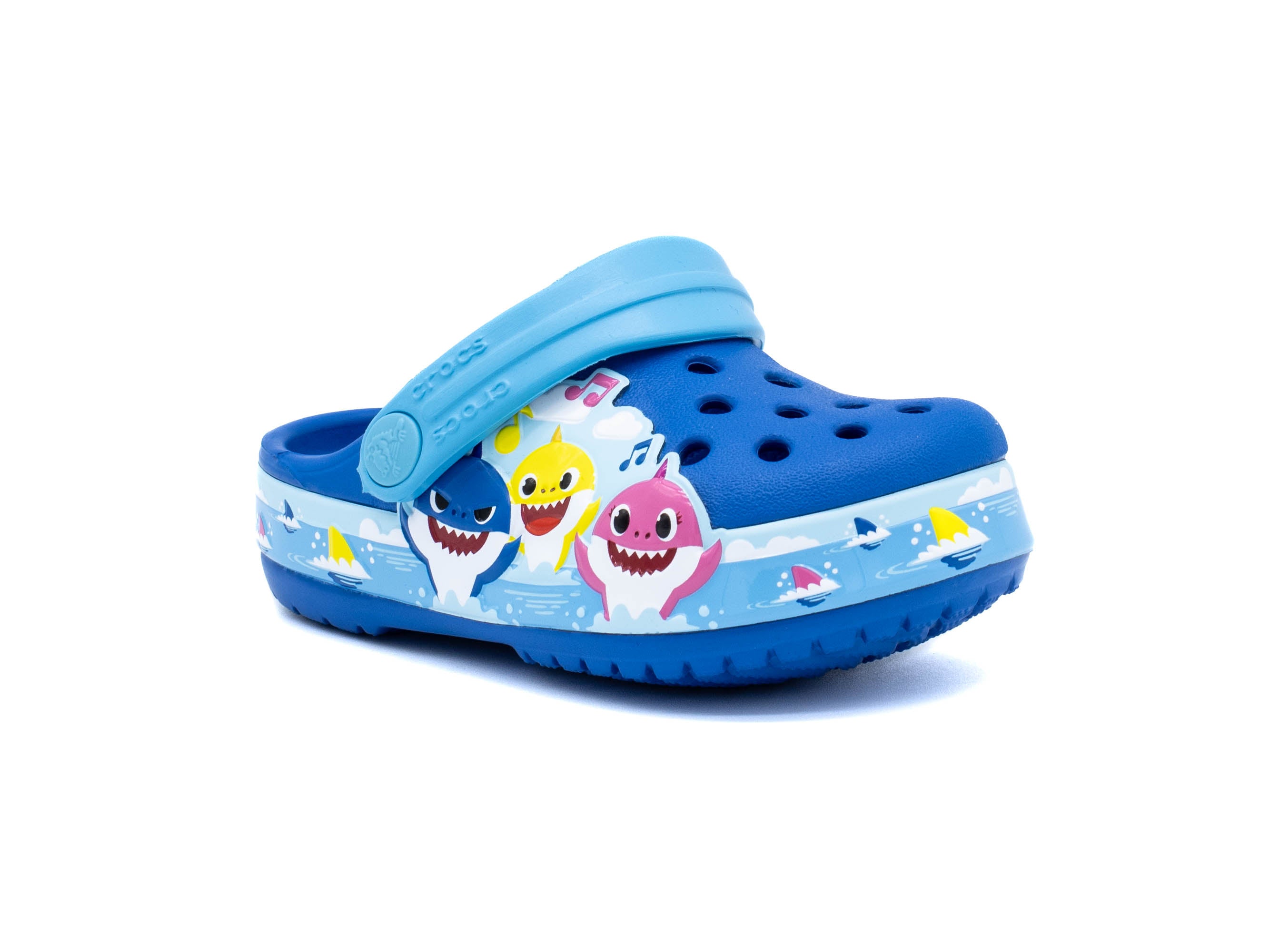 Kids 2025 shark crocs