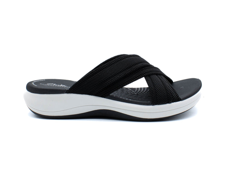 CLARKS Mira Isle Black Slide Sport Sandal