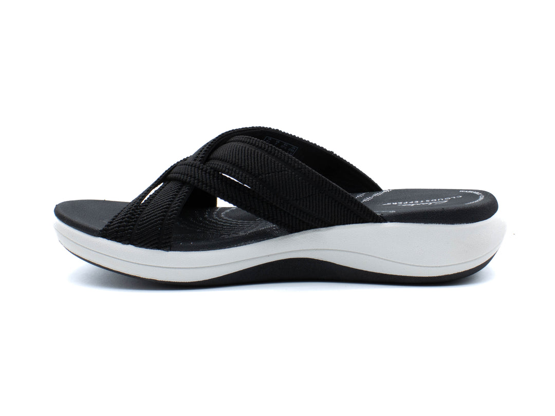 CLARKS Mira Isle Black Slide Sport Sandal