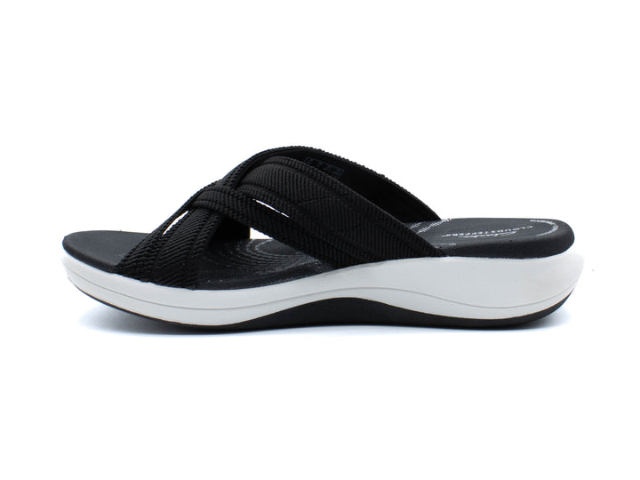 CLARKS Mira Isle Black Slide Sport Sandal