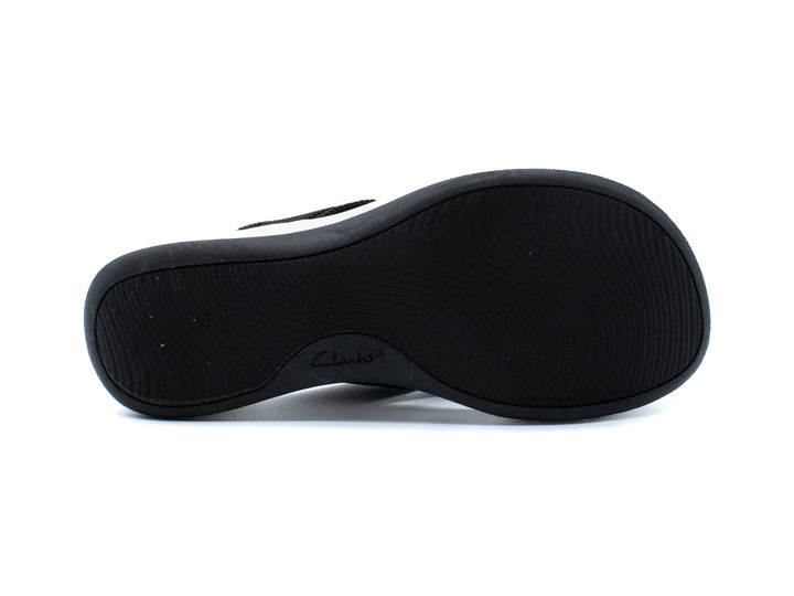 CLARKS Mira Isle Black Slide Sport Sandal