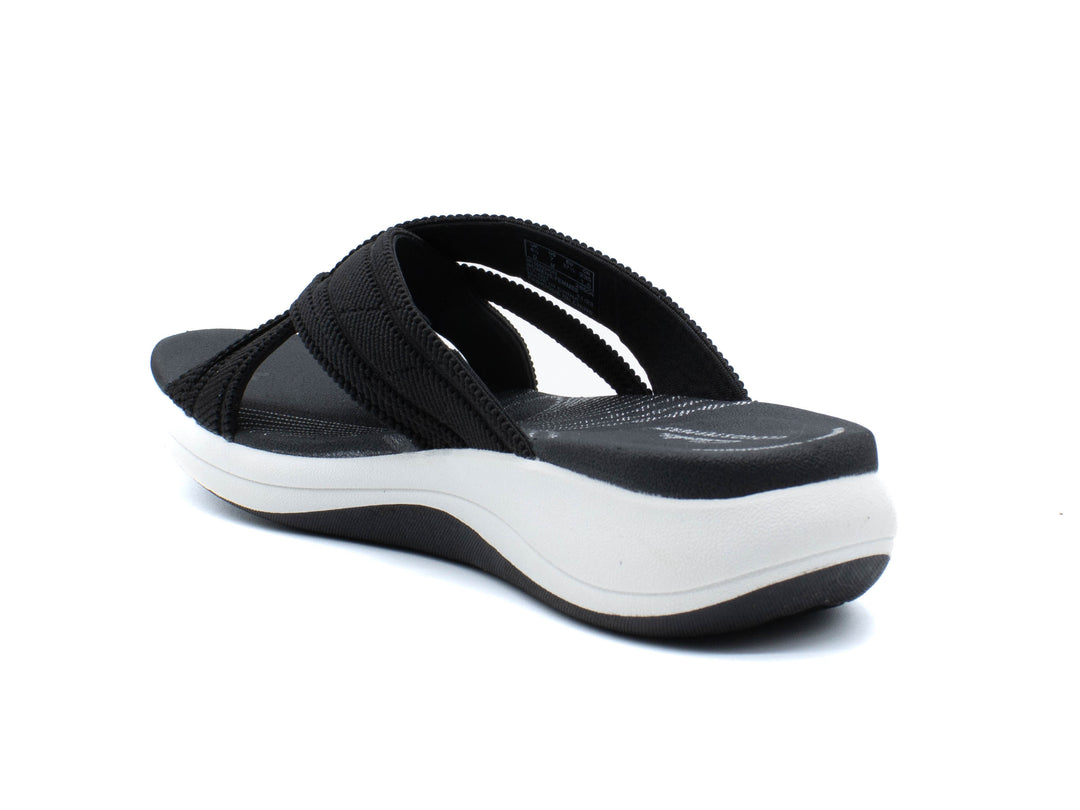 CLARKS Mira Isle Black Slide Sport Sandal