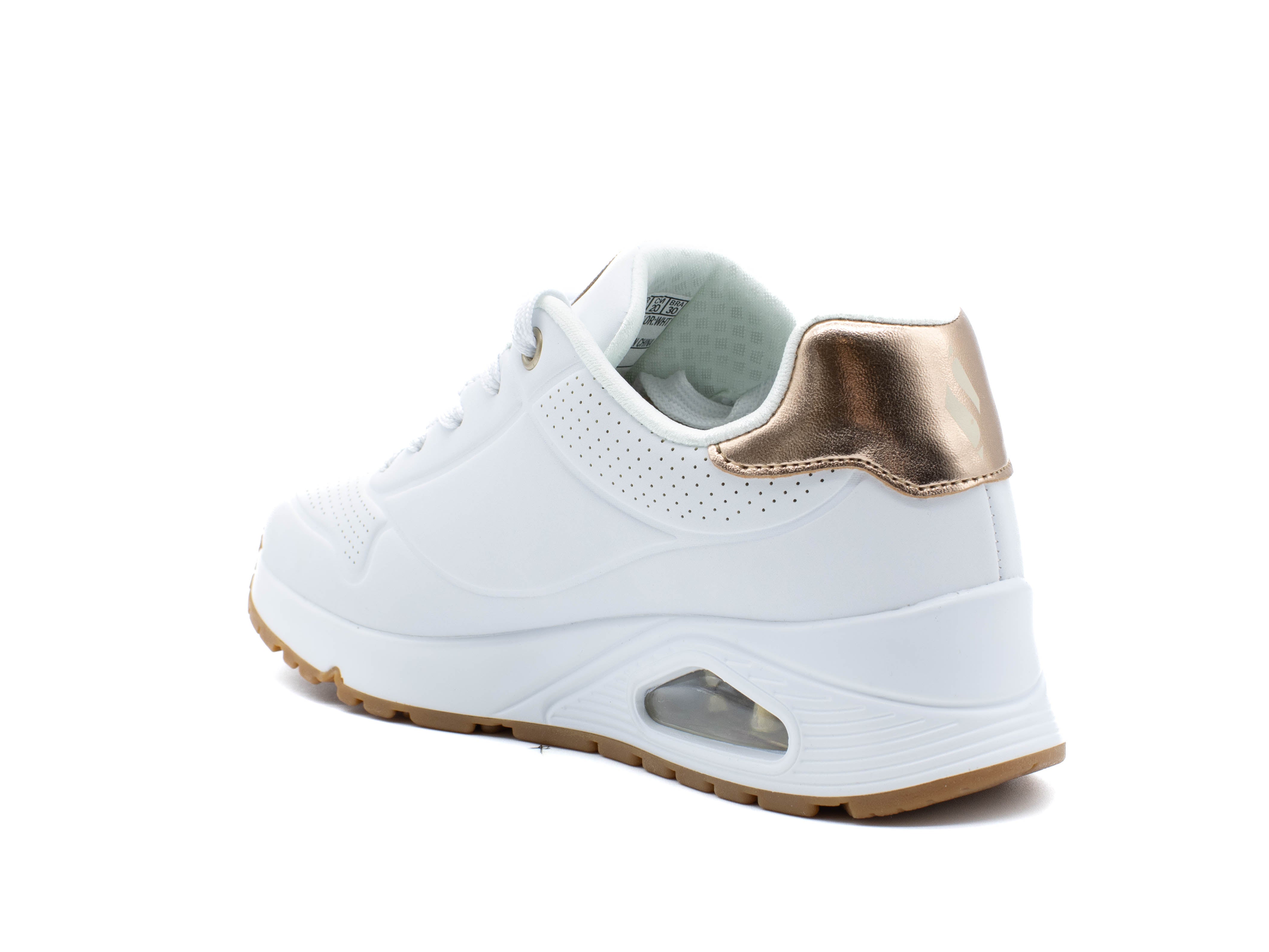 skechers street uno lace trainer