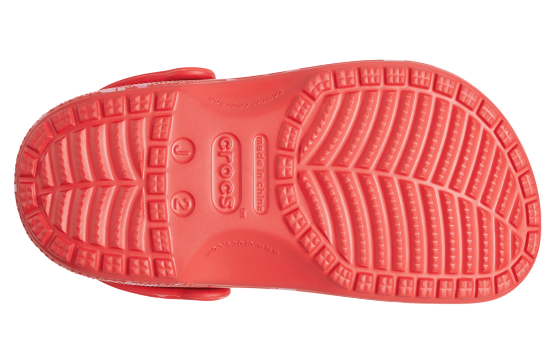 CROCS Classic Valentine's Day Hearts Clogs