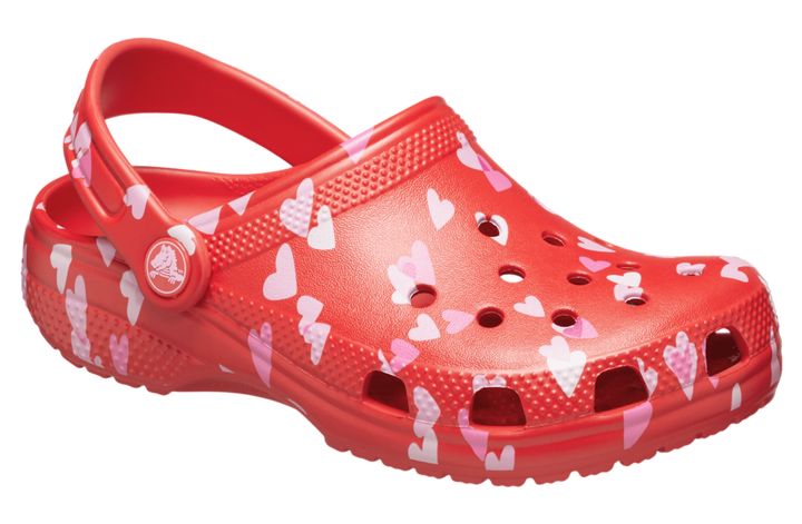 CROCS Classic Valentine's Day Hearts Clogs