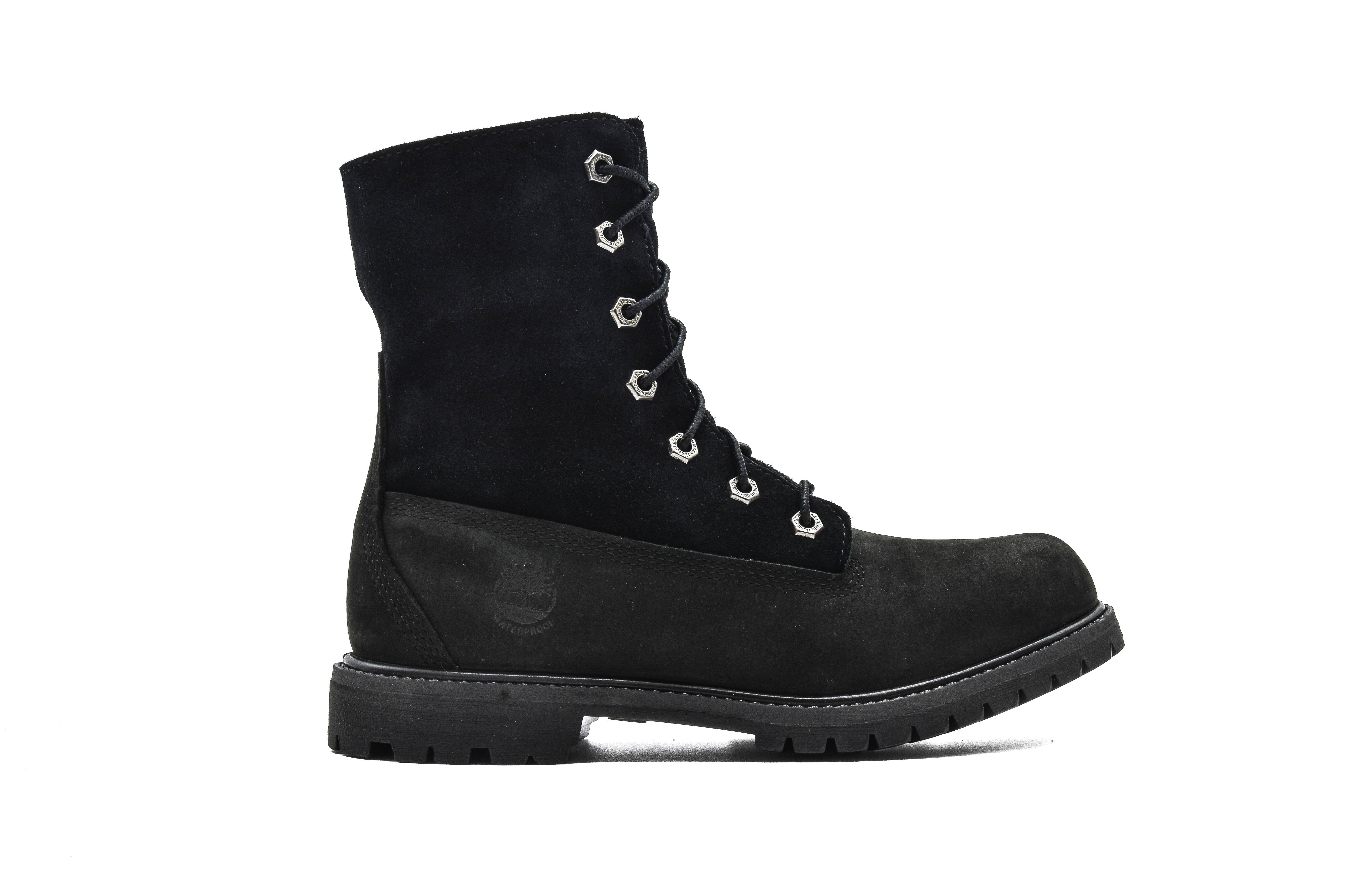 Fold down store combat boots