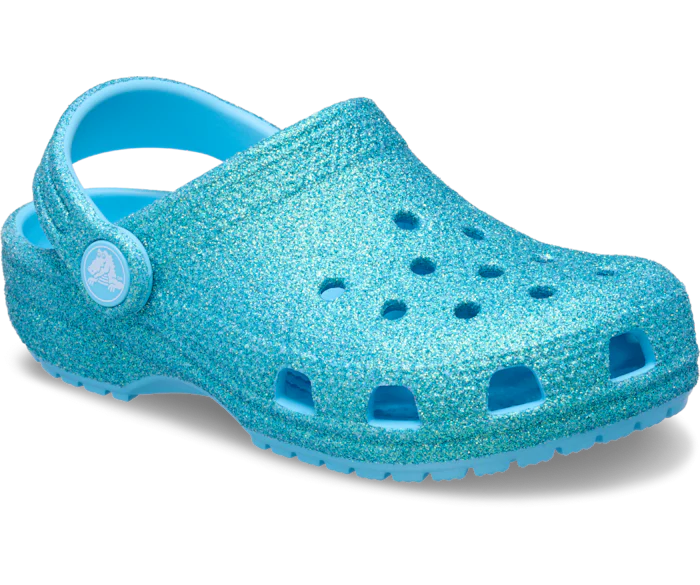 CROCS Kids' Classic Iridescent Glitter Clog