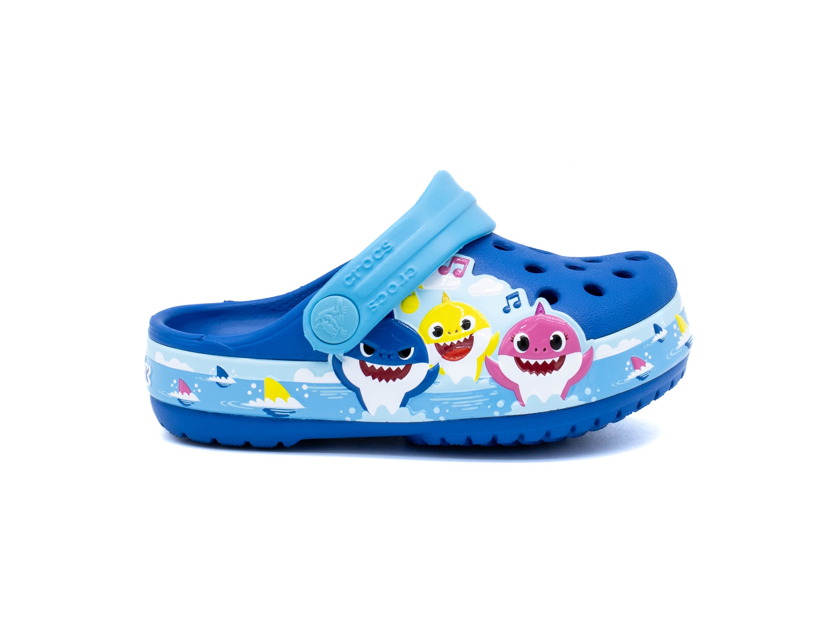 Baby store shark crocs