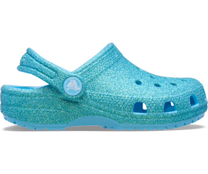 CROCS Toddler's Classic Iridescent Glitter Clog