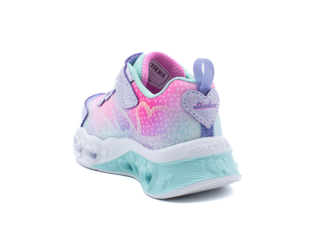 SKECHERS Youth Girl's Flutter Heart Lights - Simply Love Sneaker