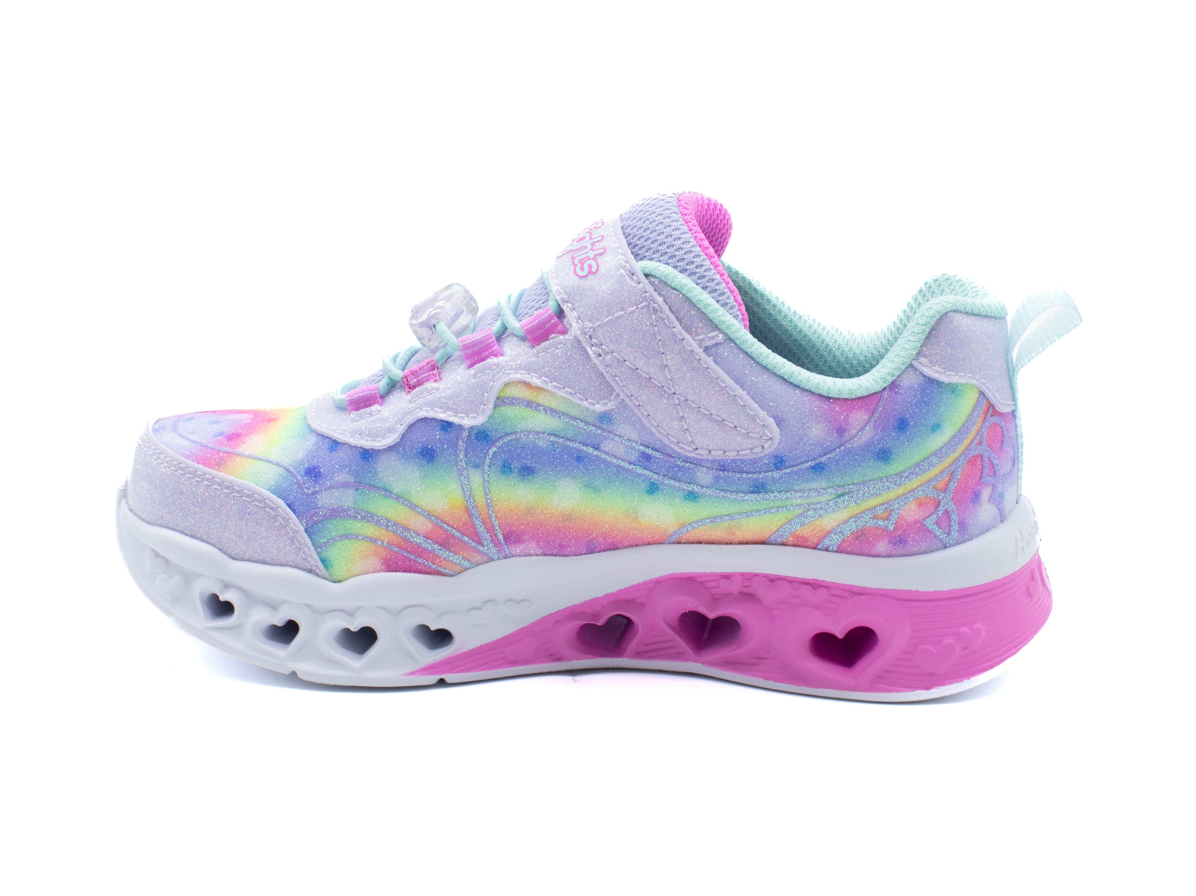 SKECHERS FLUTTER HEART LIGHTS - GROOVY SWIRL