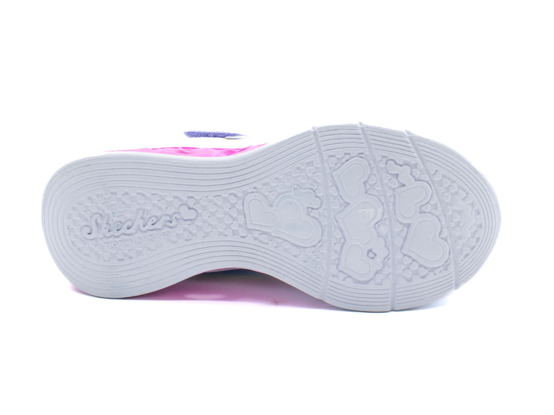 SKECHERS FLUTTER HEART LIGHTS - GROOVY SWIRL