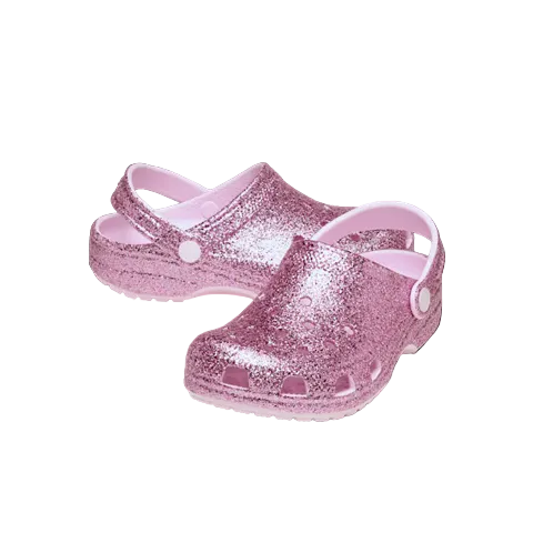 CROCS Kids' Classic Chunky Glitter Clog