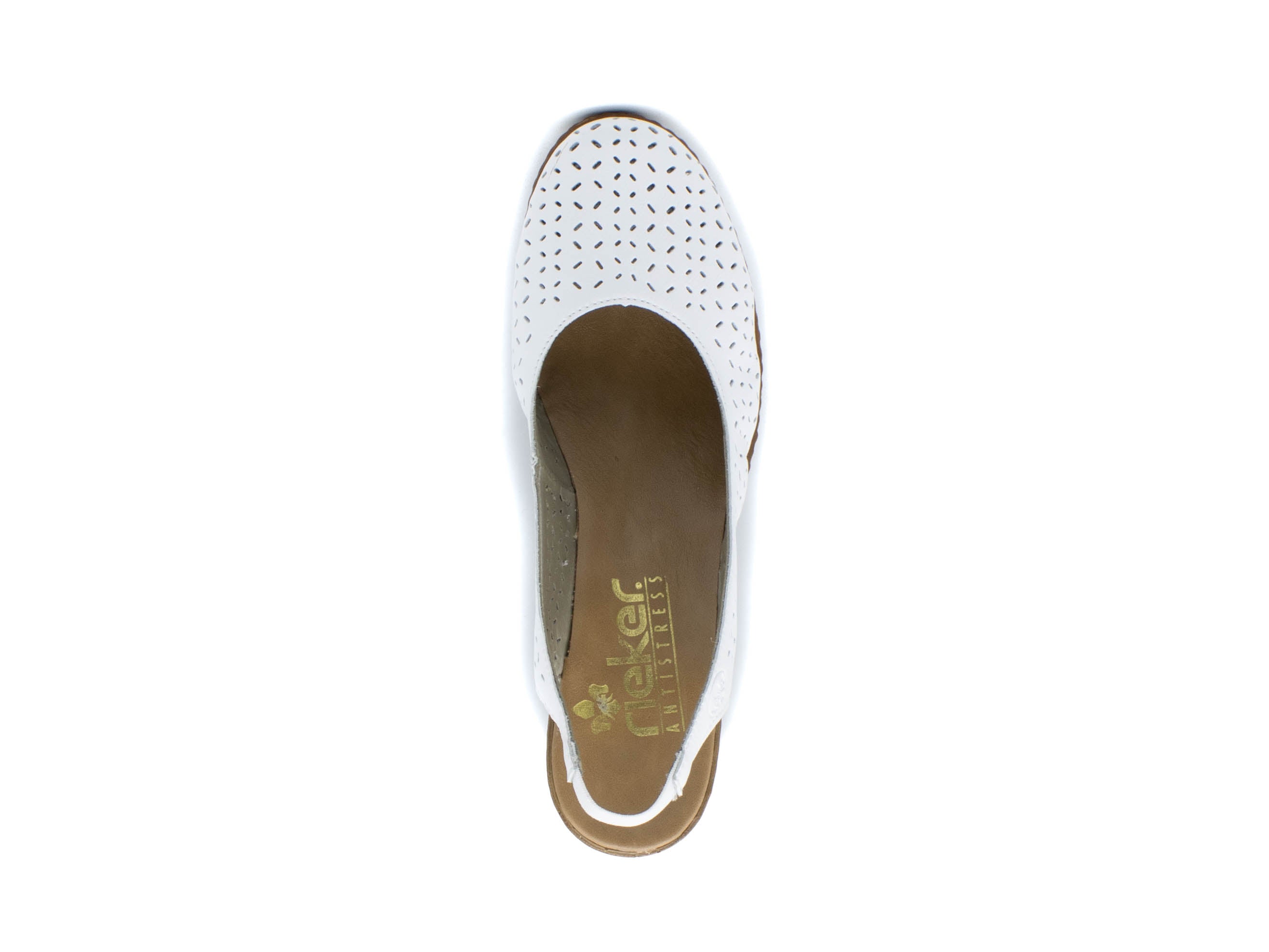りり MA*RS】ハートバックルクロスブラウス - WHT/ブラック size-F