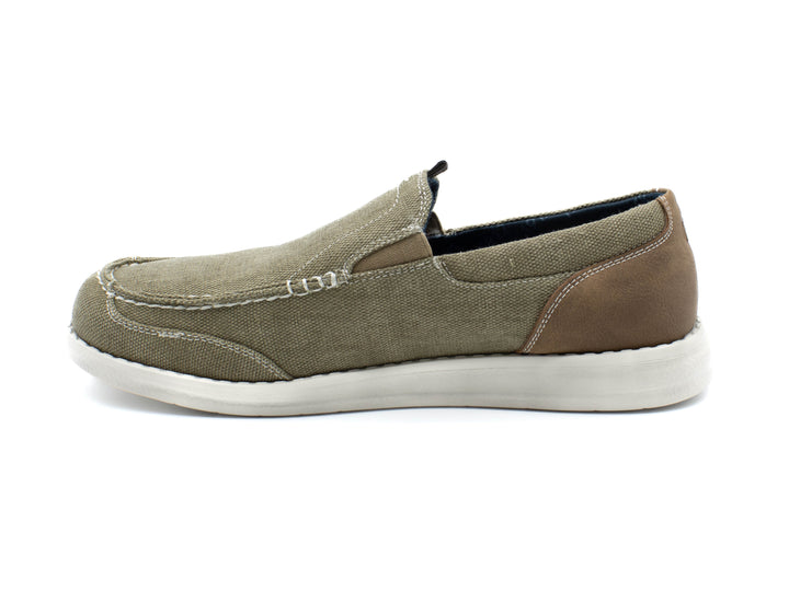 NUNN BUSH BREWSKI  CANVAS MOC TOE VENETIAN SLIP ON
