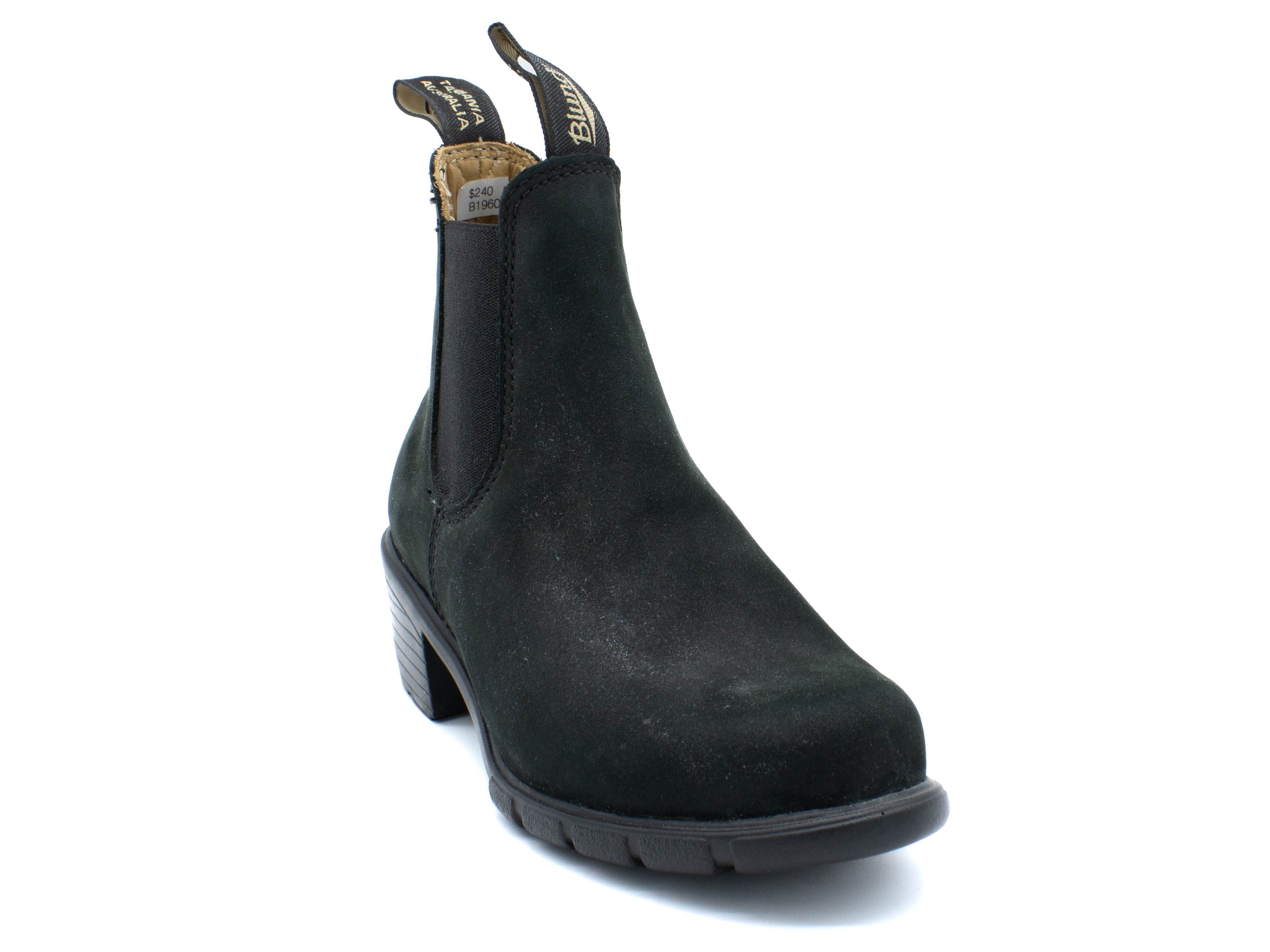 BLUNDSTONE 1960 Women s Series Heel Black Nubuck shoeper