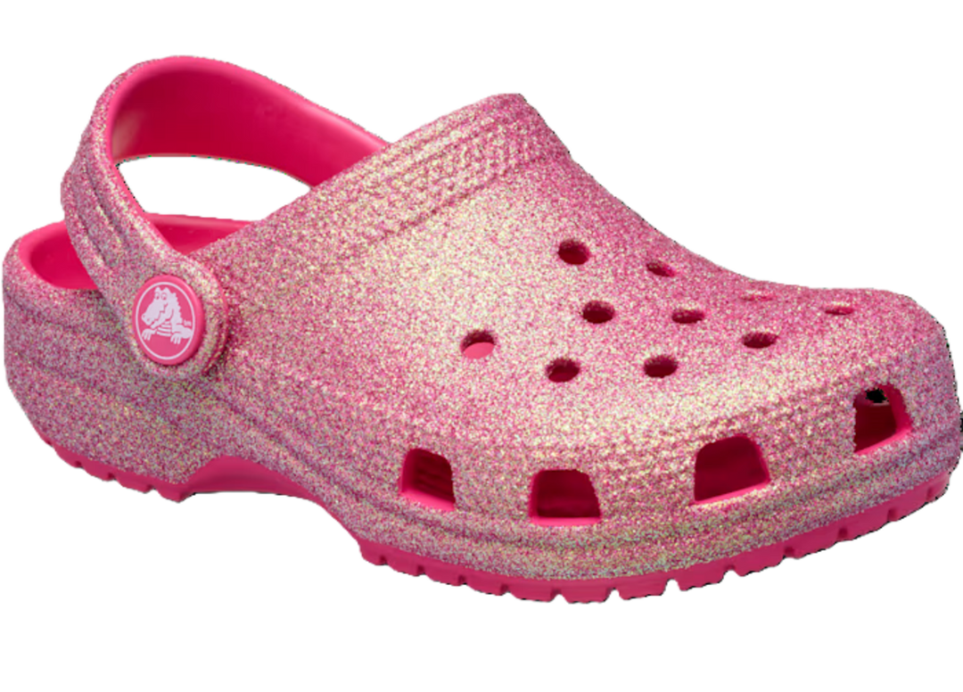 CROCS Kids’ Classic Iridescent Glitter Clog