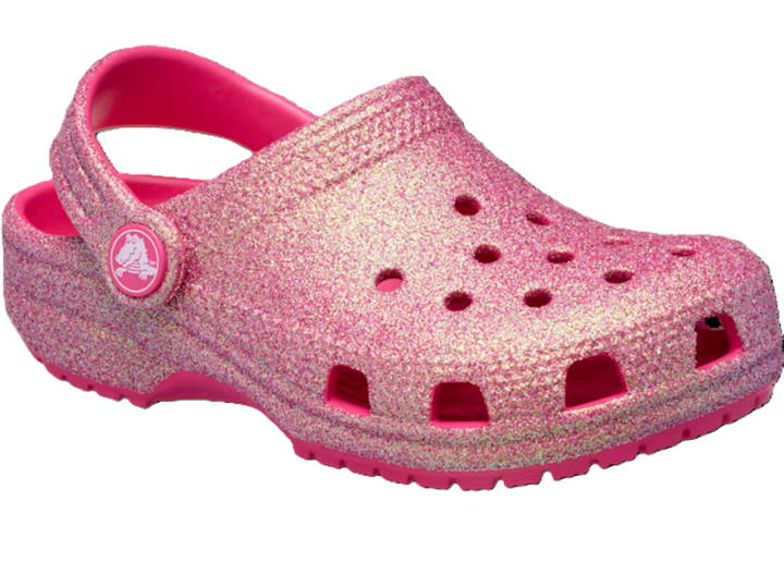 CROCS Kids’ Classic Iridescent Glitter Clog