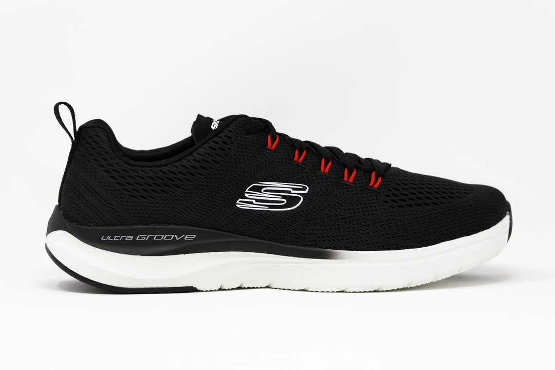 Skechers Men's Ultra Groove Mesh Lace Up Shoes