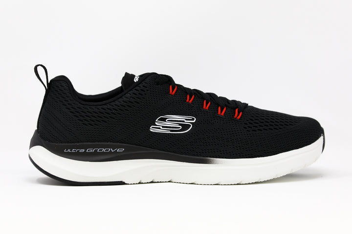 Skechers Men's Ultra Groove Mesh Lace Up Shoes