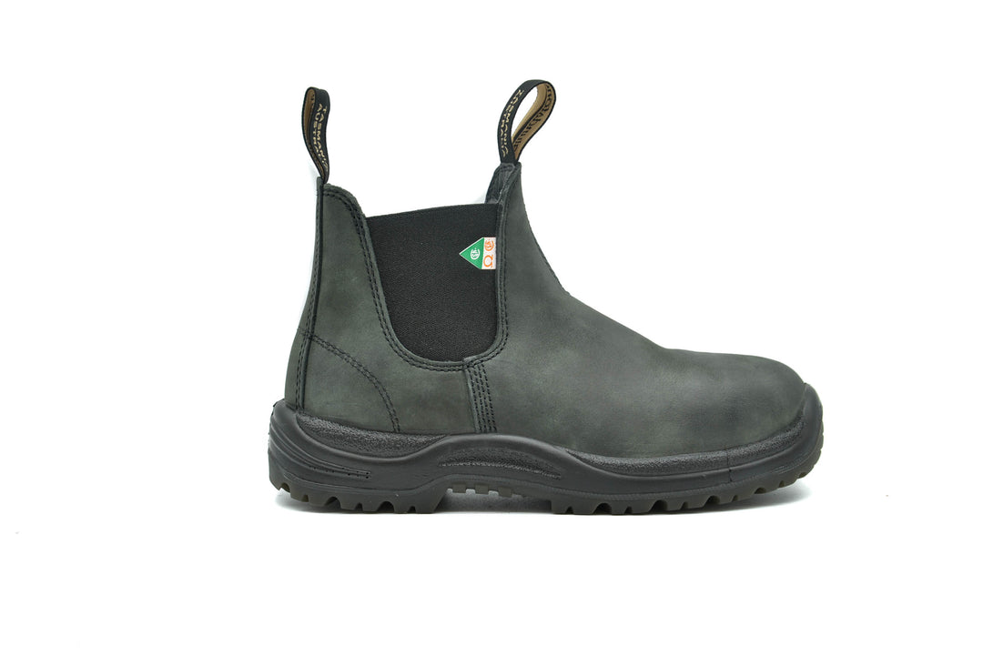 BLUNDSTONE SAFETY 181 Waxy Rustic Black