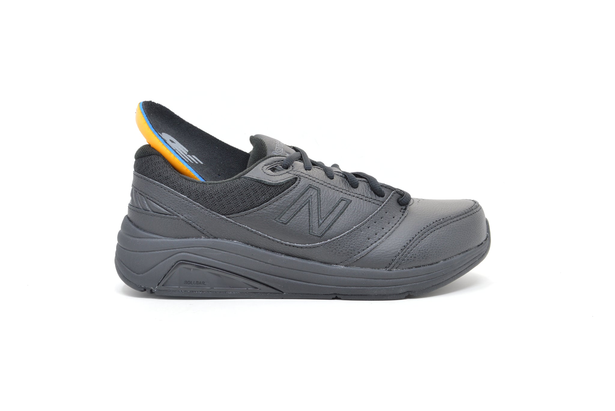 New balance black outlet leather shoes